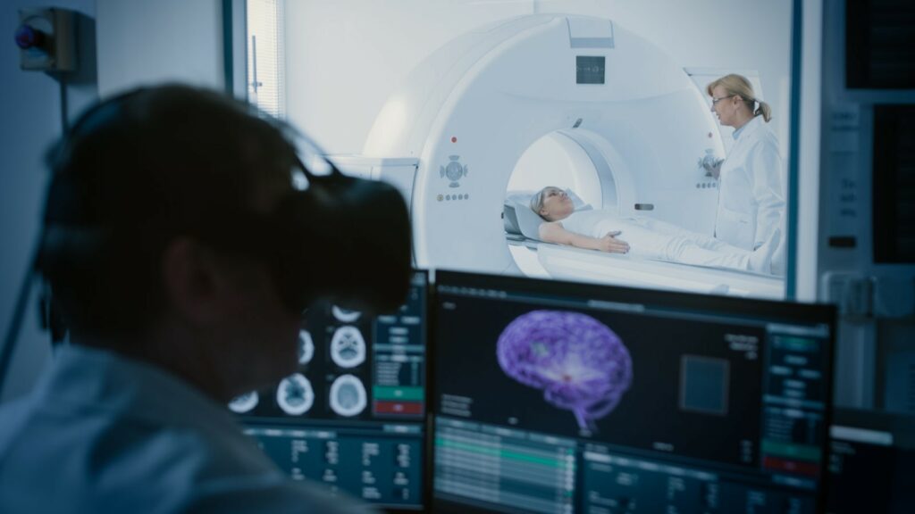 Virtual Reality in Radiology - Radiology departments are exploring the use of virtual reality in clinical care and radiology training.